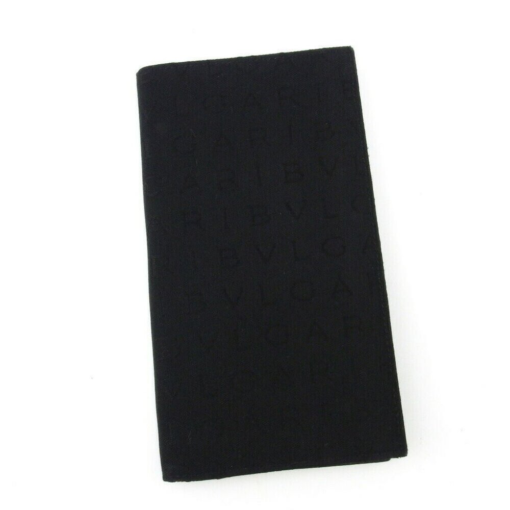 BVLGARI long pills Logocomania canvas ~ leather Authentic used